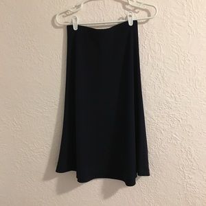 Blue midi skirt
